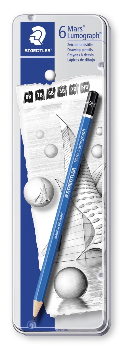 Staedtler Blyant Mars Lumograph ass (6)

Staedtler Bleistift Mars Lumograph Set (6)