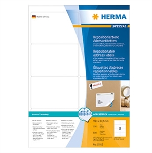 HERMA Etikett abziehbar 99,1 x 67,7 mm, 800 Stk.