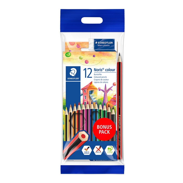 Staedtler Farb-Bleistift Noris SET Farb-Sort. (12)