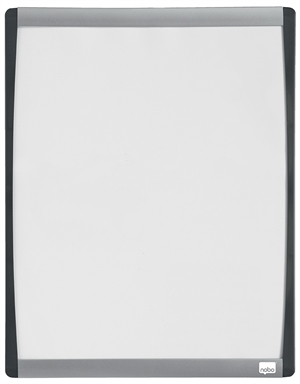 Nobo WB-Tafel mit gewölbtem Rahmen, weiß, 33,5x28cm