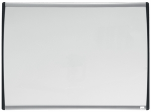 Nobo WB-Tafel mit gebogenem Rahmen, weiß, 58,5x43 cm.