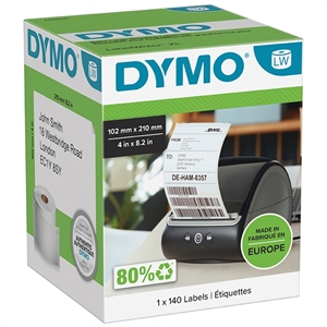 Dymo LabelWriter 102 mm x 210 mm DHL Labels, 1 Rolle mit 140 Etiketten.