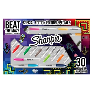 Sharpie Marker Fein 1,0mm Sortiment Big Pack (30)