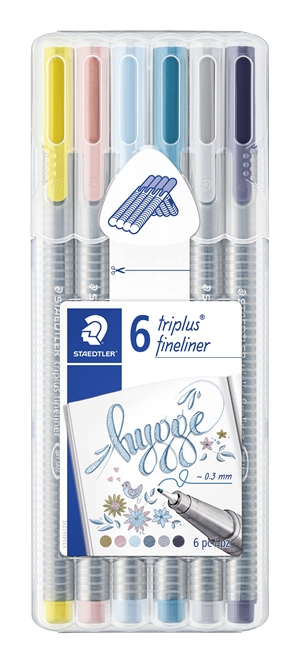 Please translate to German: Staedtler Fineliner Triplus 0,3mm Hygge ass (6)