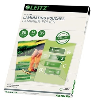 Leitz Laminierhülle glänzend 80my A4 (100 Stück)