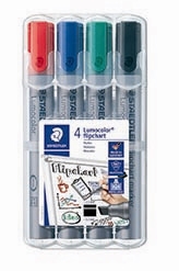 Staedtler Marker Lumocolor Flipchart schräg 2-5mm sortiert (4)