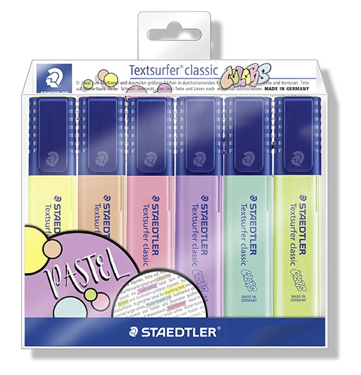 Staedtler Überstreichstift Textsurfer pastel/vintage Sortiment (6)