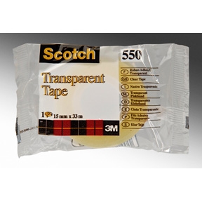 3M Klebeband Scotch 550 15mmx66m transparent