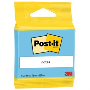 3M Post-it blau 63,5 x 76 mm, 100 Blätter