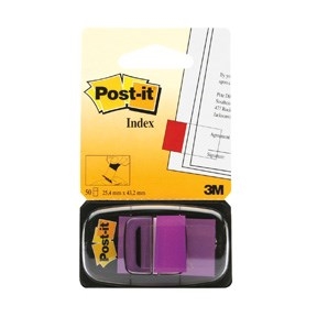 3M Post-it Registerkarten 25,4 x 43,2 mm, lila