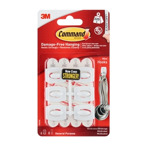 3M Command Mini-Hooks 17006