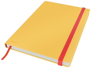 Leitz Notizbuch Cosy HC L, cremefarben, 80 Blatt, 100g, gelb.