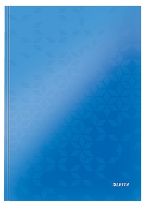 Leitz Notizbuch WOW u/H A4 liniert 80 Blatt 90g blau