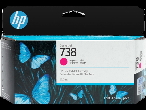 HP 738 130-ml magente DesignJet Tintenpatrone