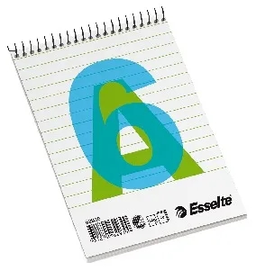 Esselte Spiralblock A6L 60g 80 Blatt