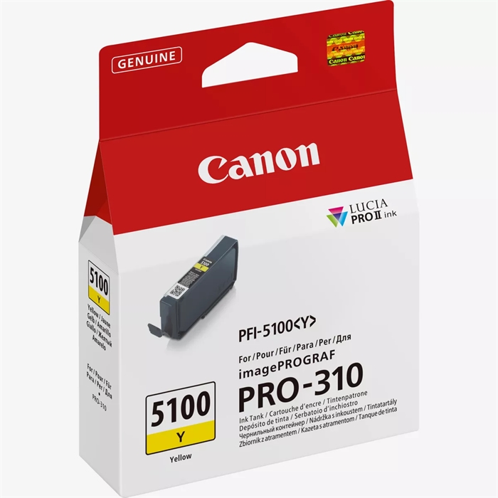 Canon Gelb PFI-5100Y - 14,4 ml Tintenpatrone