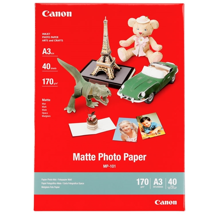 Canon MP-101 Matte Photo 170g/m² - A3, 40 ark