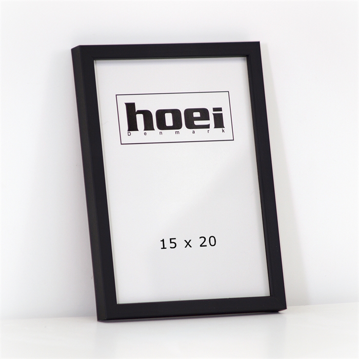 Sort Holzrahmen für Fotos und Poster 15 x 20 cm