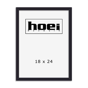 Sort Holzrahmen für Fotos und Poster 18 x 24 cm