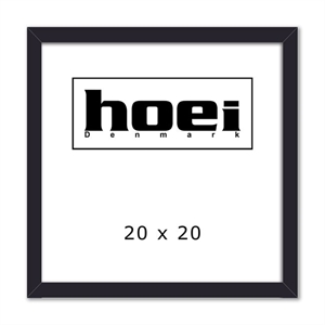 Sort Holzrahmen für Fotos und Poster 20 x 20 cm