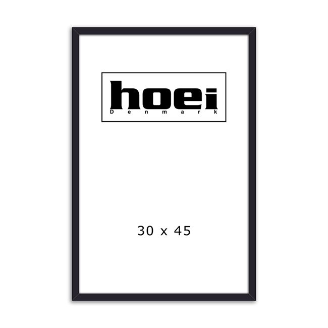 Sort Holzrahmen für Fotos und Poster 30 x 45 cm