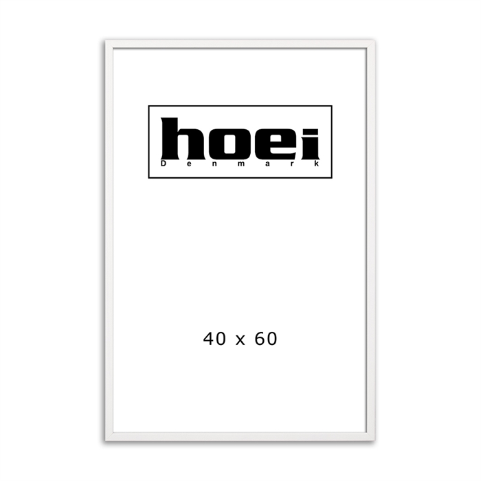 Weißer Holzrahmen für Fotos und Poster 40 x 60 cm
