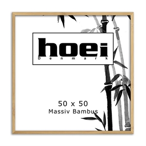 Bambus-Holzrahmen für Fotos und Poster 50 x 50 cm