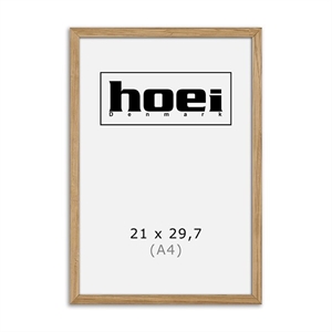 Massiver Eichenholzrahmen für Fotos und Poster, 21 x 29,7 cm (A4)