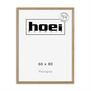 Massiver Eichenholzrahmen für Foto und Poster 60 x 80 PLEXI cm