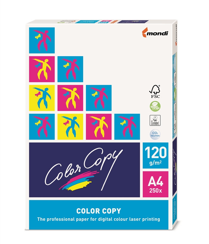 Kopierpapier ColorCopy 120 g/m² A4 - 250 Blatt Packung