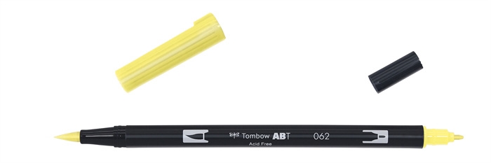 Tombow Marker ABT Dual Brush 062 blassgelb