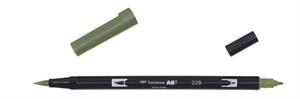 Tombow Marker ABT Dual Brush 228 graugrün
