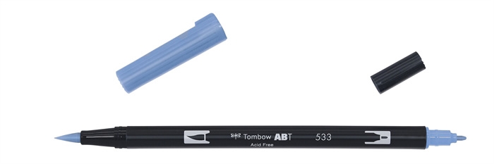Tombow Marker ABT Dual Brush 533 Pfauenblau