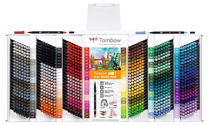 Tombow Marker ABT Dual Brush Pen Packungsinhalt für die Anzeige (864)