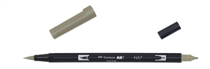 Tombow Marker ABT Dual Brush N57 warmes Grau 5