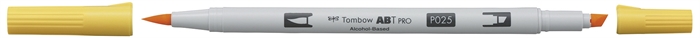 Tombow Marker Alkohol ABT PRO Dual Brush 025 Hellorange