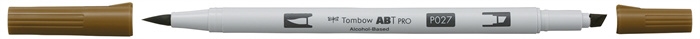 Tombow Marker Alkohol ABT PRO Dual Brush 027 Dunkelocker