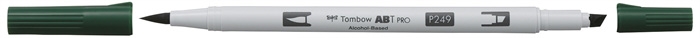 Tombow Marker Alkohol ABT PRO Dual Brush 249 Jagdgrün