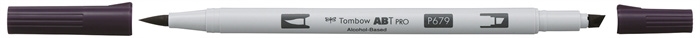 Tombow Marker Alkohol ABT PRO Dual Brush 679 dunkle Pflaume