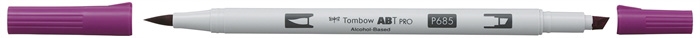 Tombow Marker Alkohol ABT PRO Dual Brush 685 Tief-Magenta