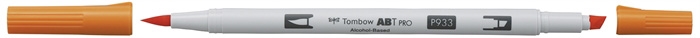 Tombow Marker Alkohol ABT PRO Dual Brush 933 orange