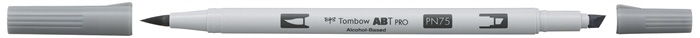 Tombow Marker Alkohol ABT PRO Dual Brush N75 kühles Grau 3