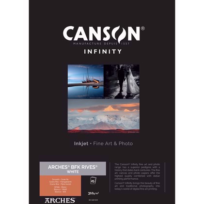 Canson BFK Rives (White) 310 - A4, 25 sheets