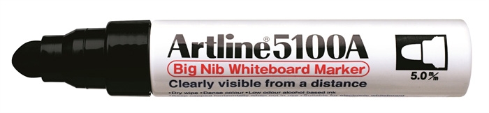 Artline Whiteboard Marker 5100A BIG schwarz