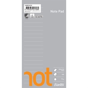 Bantex Notizbuch, 105×210, liniert