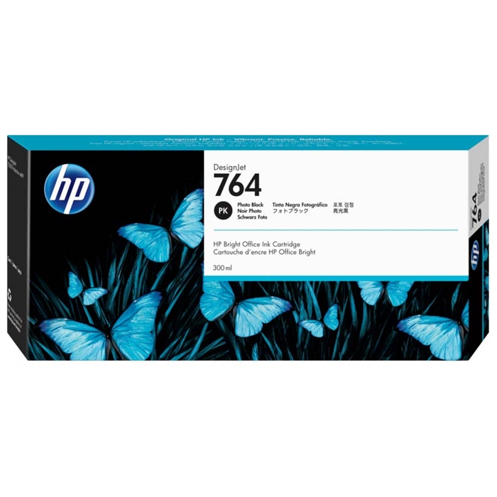 HP 764 photo black Tintenpatrone 300 ml