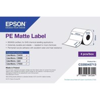 PE Matte Etiketten - gelochte Etiketten 102 mm x 76 mm (1570 etiketten)