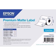 Premium Matte Etiketten - gelochte Etiketten 102 mm x 76 mm (1570 etiketten)