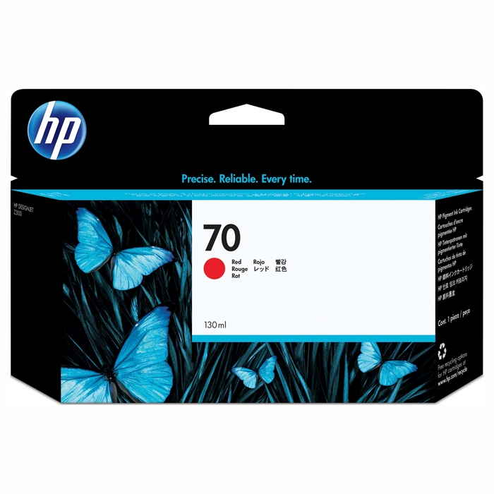 HP 70 - 130 ml Red Tintenpatrone 