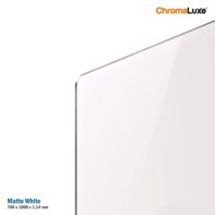 ChromaLuxe Photo Panel - 700 x 1000 x 1,14 mm Matte White Aluminium